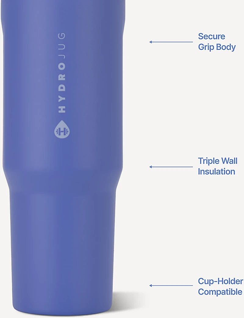 HydroJug Sport 40oz Flip Straw Water Bottle