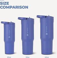 HydroJug Sport 40oz Flip Straw Water Bottle