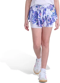 adidas Girls' AOP Flowy Shorts