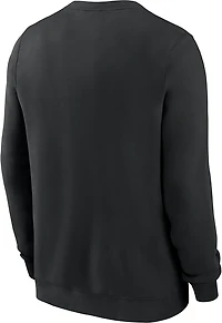 Nike Men's Pittsburgh Pirates Twill Fleece Crew Sweatshirt