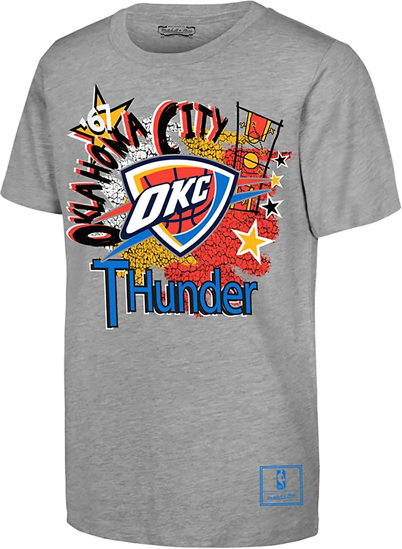 Mitchell & Ness Boys' Oklahoma City Thunder Play by Graphic T-shirt