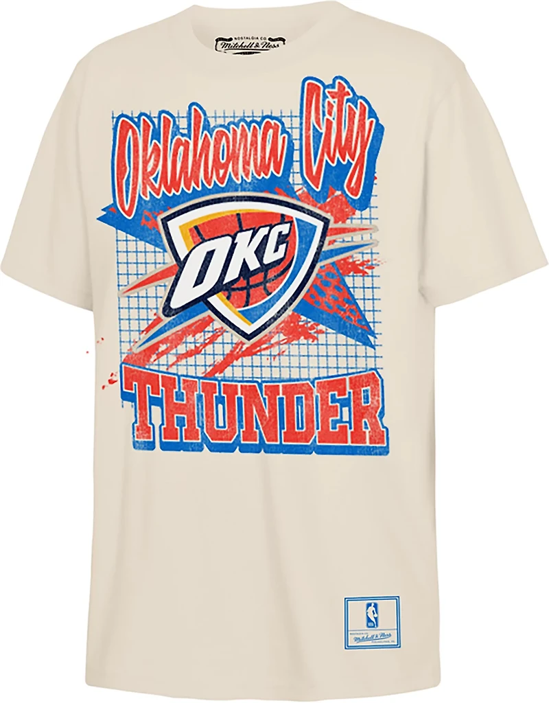 Mitchell & Ness Boys' Oklahoma City Thunder Retro Wizard Graphic T-shirt