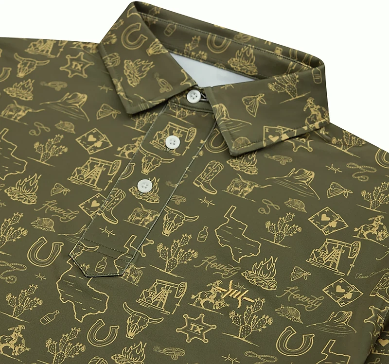 Texas Standard Men's Chisholm Traditions Polo Shirt
