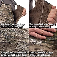 Huntworth Men's Warren Heat Boost HW Softshell Bib