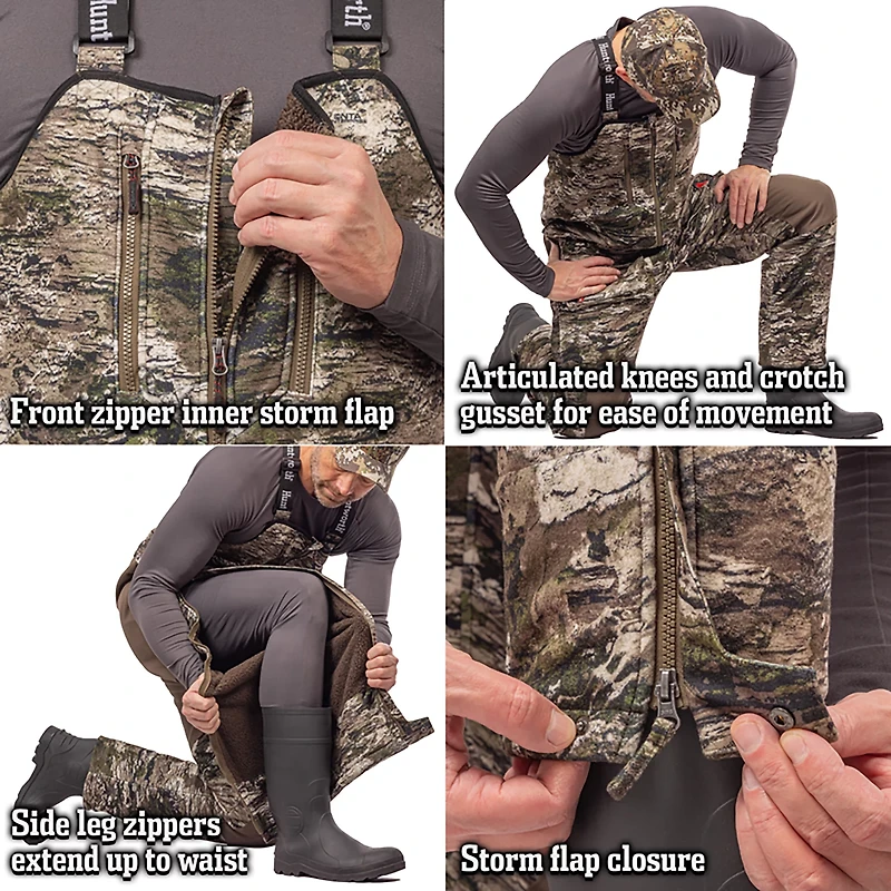 Huntworth Men's Warren Heat Boost HW Softshell Bib