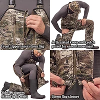 Huntworth Men's Warren Heat Boost HW Softshell Bib