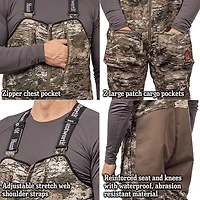 Huntworth Men's Warren Heat Boost HW Softshell Bib