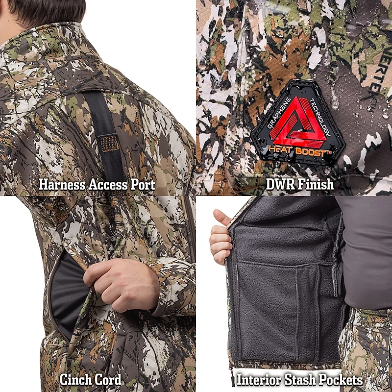 Huntworth Men's Saskatoon Heat Boost HW Soft Shell Jacket