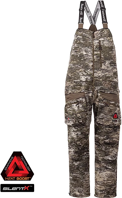 Huntworth Men's Saginaw Heat Boost Hunting Bib