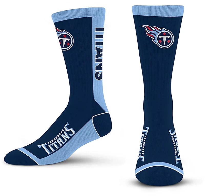 For Bare Feet Tennessee Titans MVP Crew Socks