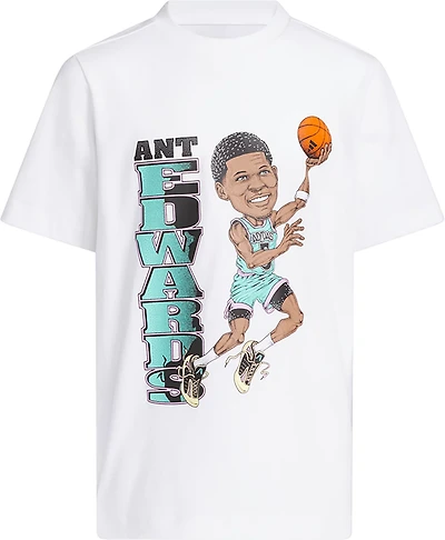 Adidas Boy's Anthony Edwards East GFX Short Sleeve Tee