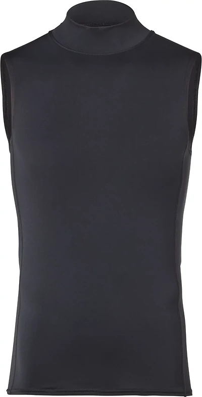 BCG Men's Compression Mesh Mock Neck Sleeveless Top