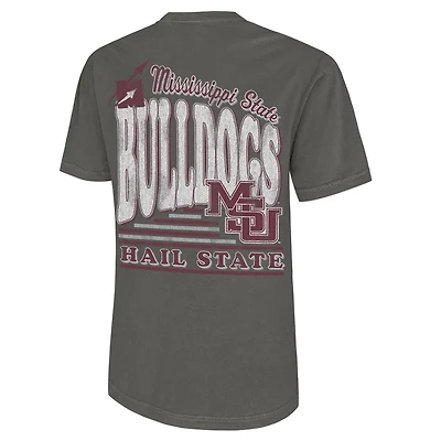 WILDCAT RETRO Men's Mississippi State University Hail Bubble Letters Comfort Colors T-shirt