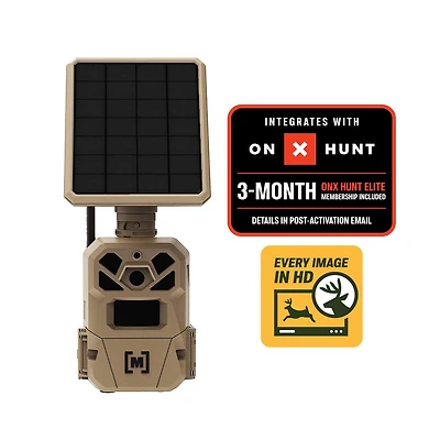 Moultrie Edge Solar 40MP Cellular Trail Camera with Rechargeable Battery Pack