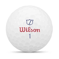 Wilson Duo USA Stripe Golf Balls 12-Pack