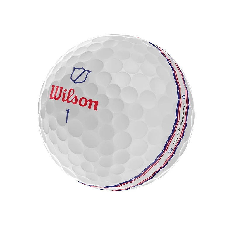 Wilson Duo USA Stripe Golf Balls 12-Pack