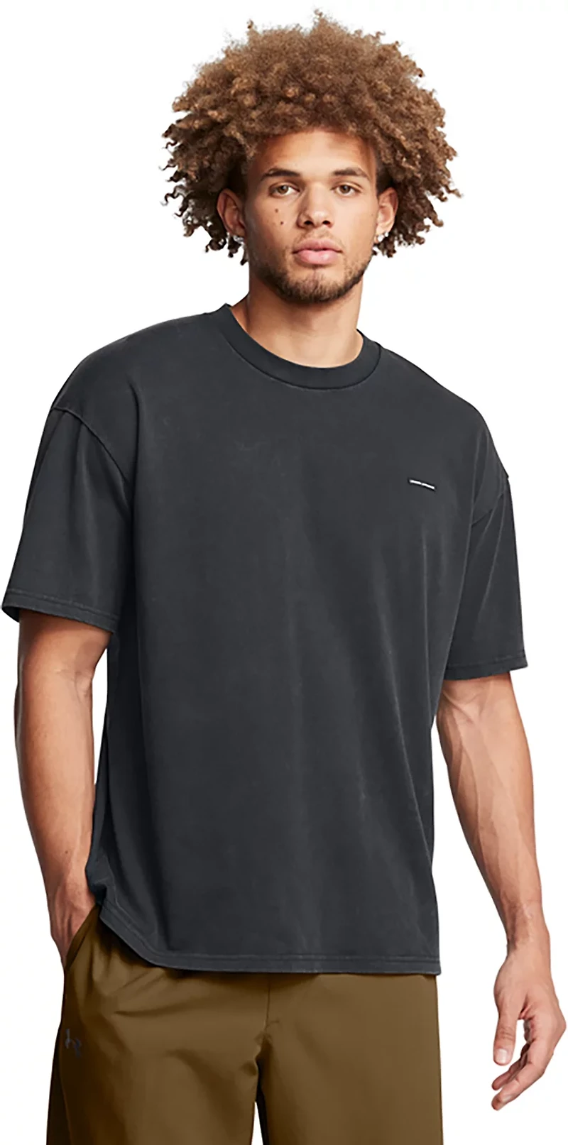 Under Armour Men's Heavyweight Logo Wash T-shirt