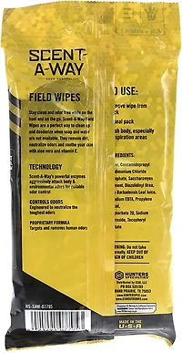 Scent‑A‑Way MAX Field Wipes 24-Pack