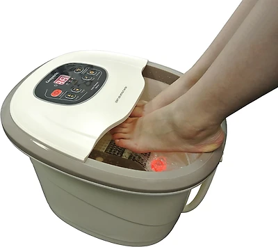 Carepeutic Motorized Hydro Therapy Foot and Leg Spa Bath Massager