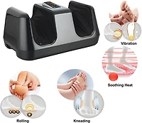 Carepeutic Deluxe Shiatsu Foot Massager with Kneading, Rolling, Vibration, and Heat