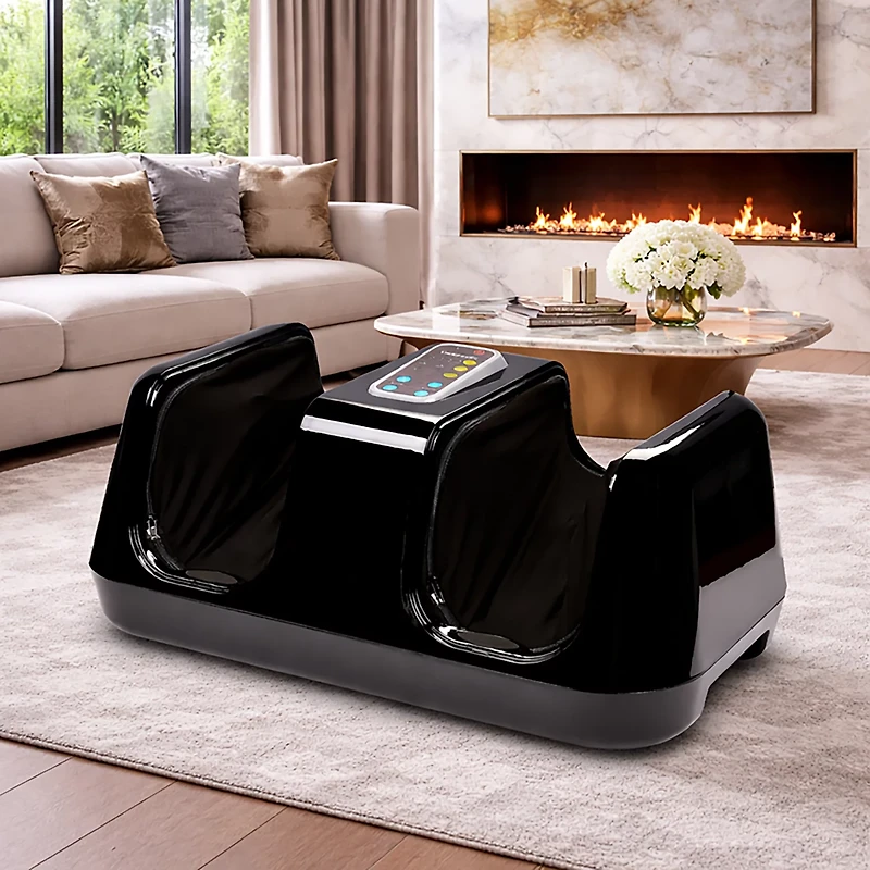 Carepeutic Deluxe Shiatsu Foot Massager with Kneading, Rolling, Vibration, and Heat