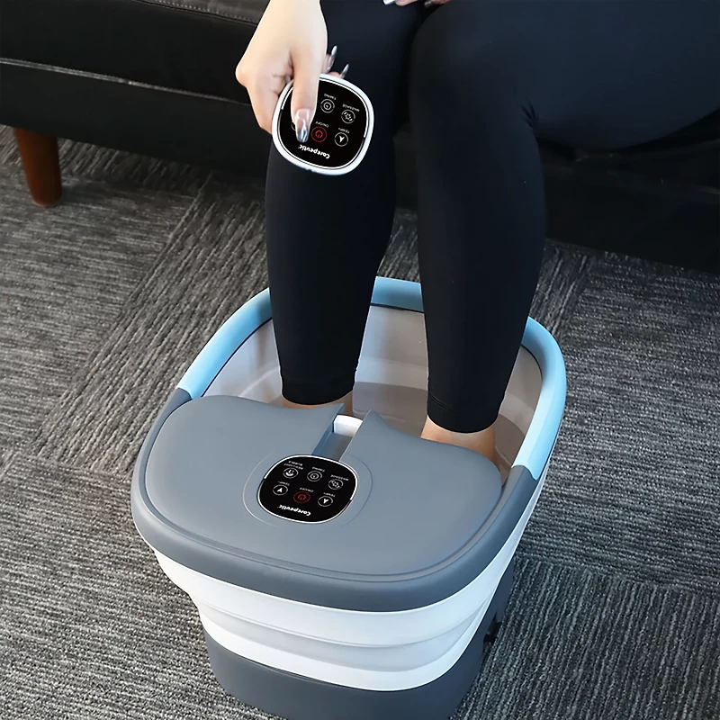Carepeutic Foldaway Deluxe Foot Spa and Bathing Massager