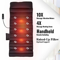Carepeutic Targeted Zone Deluxe Full Body Vibration Massage Mat with Heat