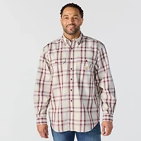 Carhartt Men's Flame-Resistant Force Rugged Flex Loose Fit Midweight Twill Plaid Shirt
