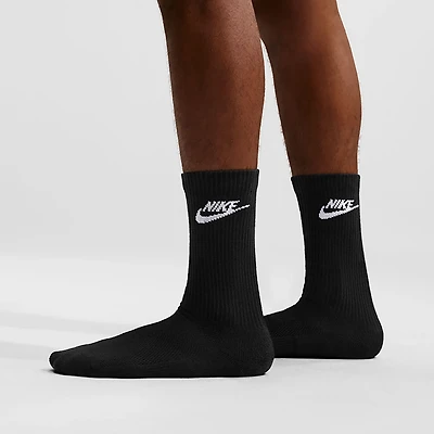 Nike Adult Everyday Elevated Futra Crew Socks 3 Pack