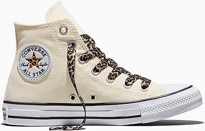 Converse Chuck Taylor All Star Leopard Laces High Top Shoes