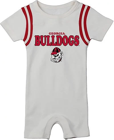 Wes & Willy Infant Girls' University of Georgia School Over Primary Logo Romper