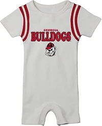 Wes & Willy Infant Girls' University of Georgia School Over Primary Logo Romper