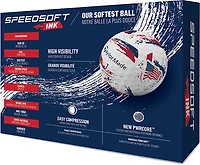 TaylorMade SpeedSoft USA Ink Golf Balls 12-Pack