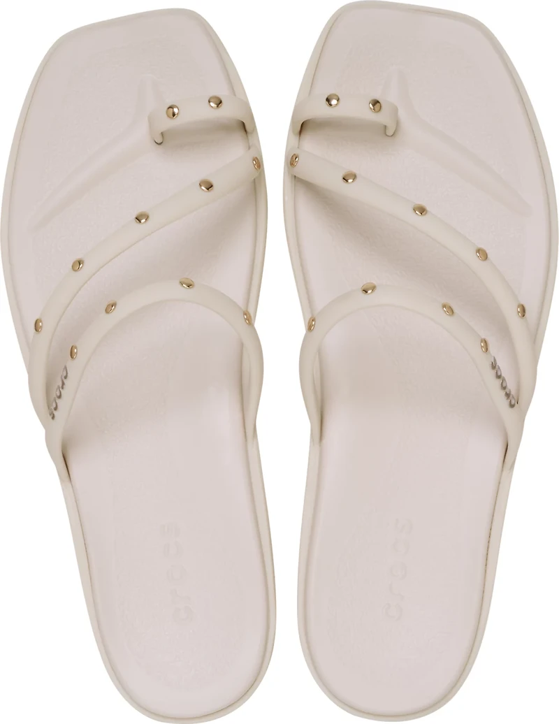 Crocs Women’s Miami Toe Loop Studded Sandals