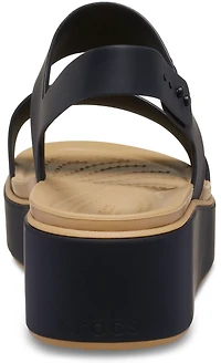 Crocs Women’s Brooklyn Low Wedge Matte Wrap Sandals