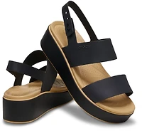 Crocs Women’s Brooklyn Low Wedge Matte Wrap Sandals