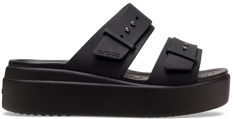 Crocs Women’s Brooklyn Buckle Low Wedge Sandals