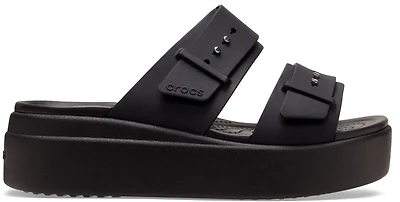 Crocs Women’s Brooklyn Buckle Low Wedge Sandals