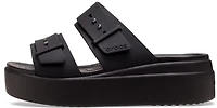 Crocs Women’s Brooklyn Buckle Low Wedge Sandals