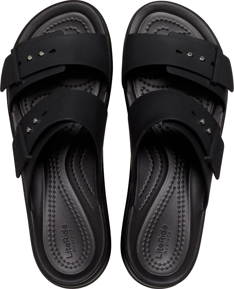 Crocs Women’s Brooklyn Buckle Low Wedge Sandals