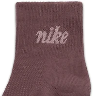 Nike Adult Everyday Elevated Signature Quarter Socks 3 Pack