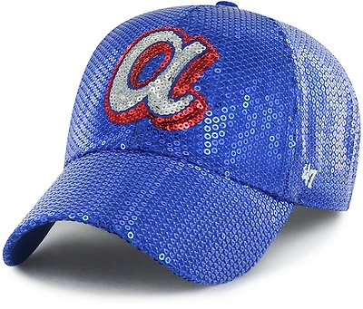 '47 Atlanta Braves Women's City Connect Dazzle Logo Clean Up Cap