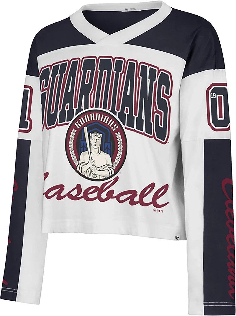 '47 Cleveland Guardians Women's City Connect Exclamation Metro Jersey T-shirt