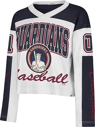 '47 Cleveland Guardians Women's City Connect Exclamation Metro Jersey T-shirt