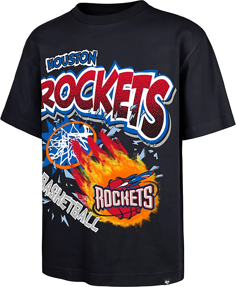 '47 Houston Rockets Torched Foundation Graphic T-shirt
