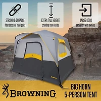 Browning Big Horn 5-Person Cabin Tent
