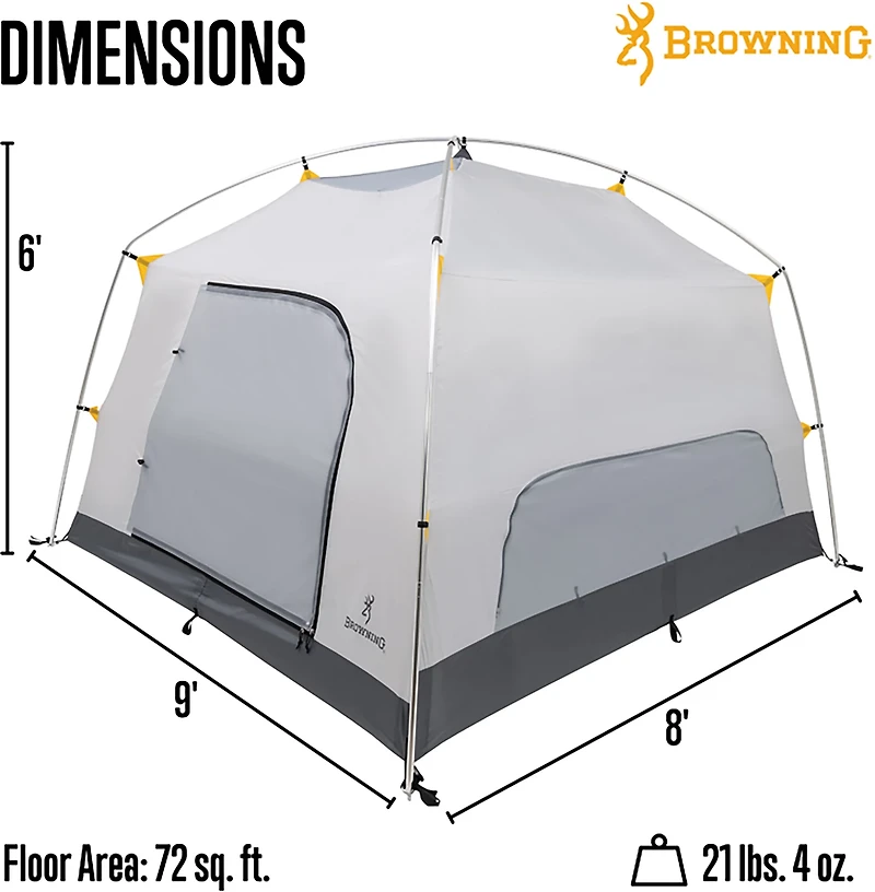 Browning Glacier 4-Person Cabin Tent