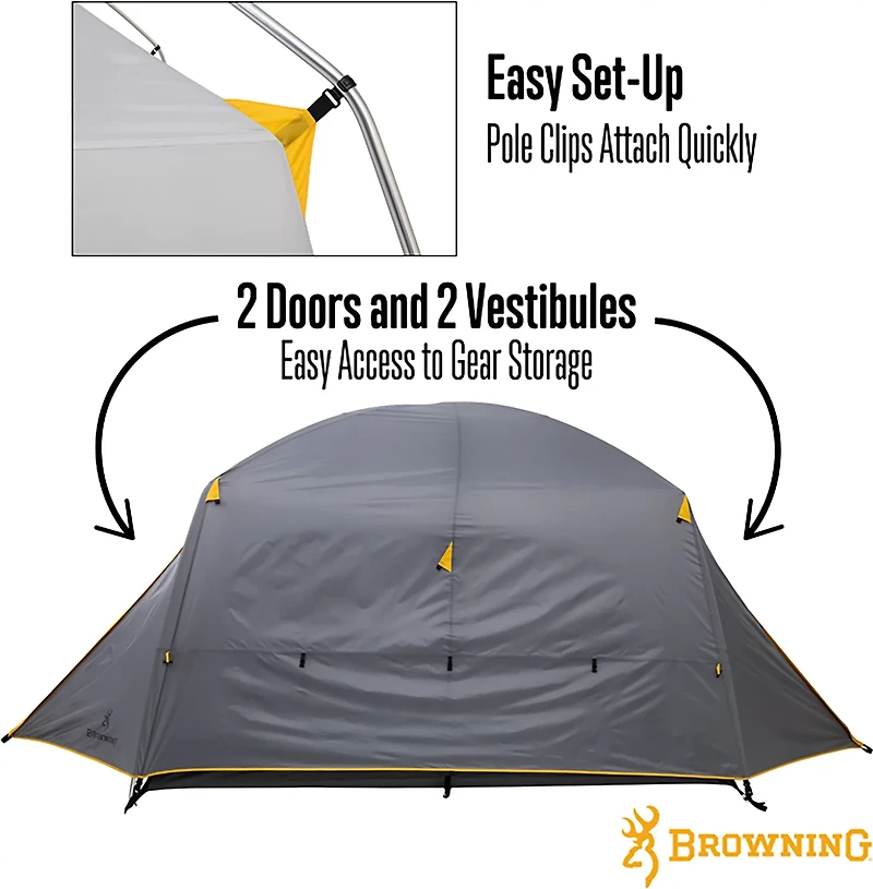 Browning Glacier 4-Person Cabin Tent