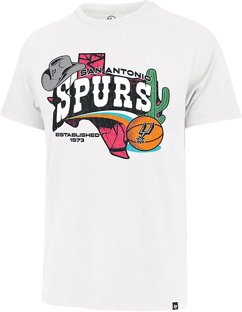 '47 Men's San Antonio Spurs Regional Franklin Short Sleeve T-shirt