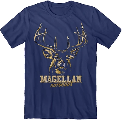 Magellan Outdoors Boys' Big Deer Graphic Print Short Sleeve T-shirt